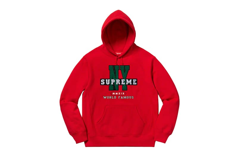 Supreme 正式發佈 2019 秋冬衛衣系列