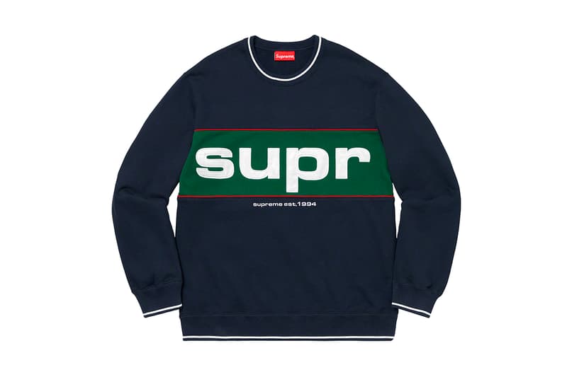 Supreme 正式發佈 2019 秋冬衛衣系列