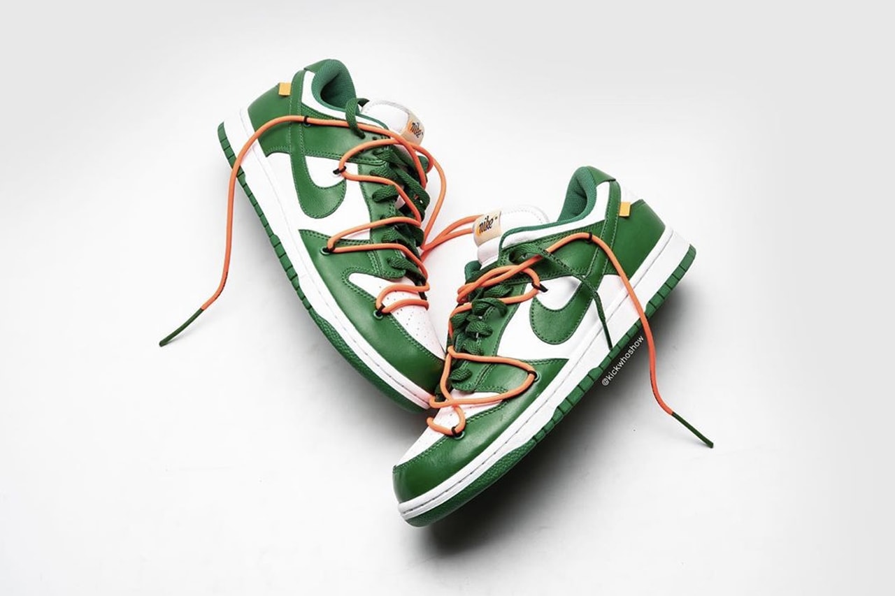 Virgil Abloh 正式曝光 Off-White™ x Nike Dunk Low 最新聯乘鞋款