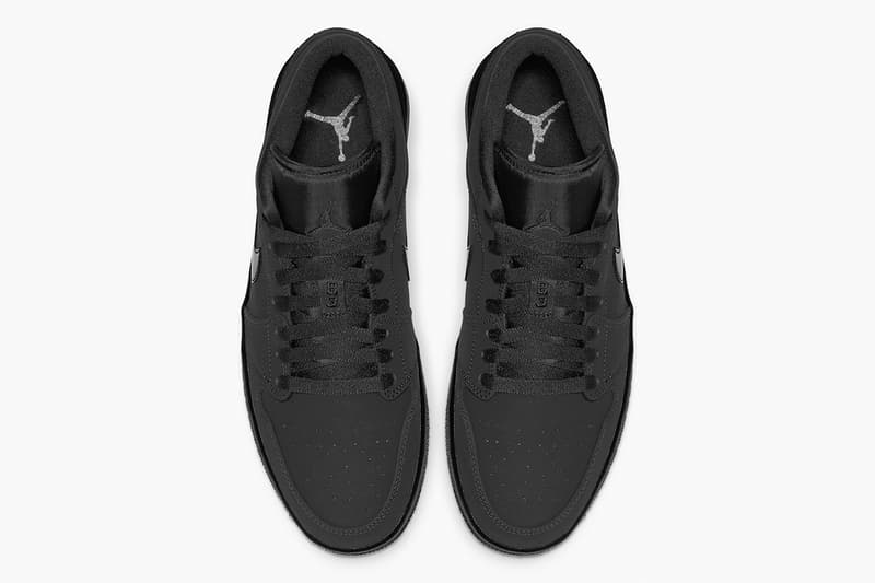Air Jordan 1 Low 推出全新黑魂「Triple Black」配色