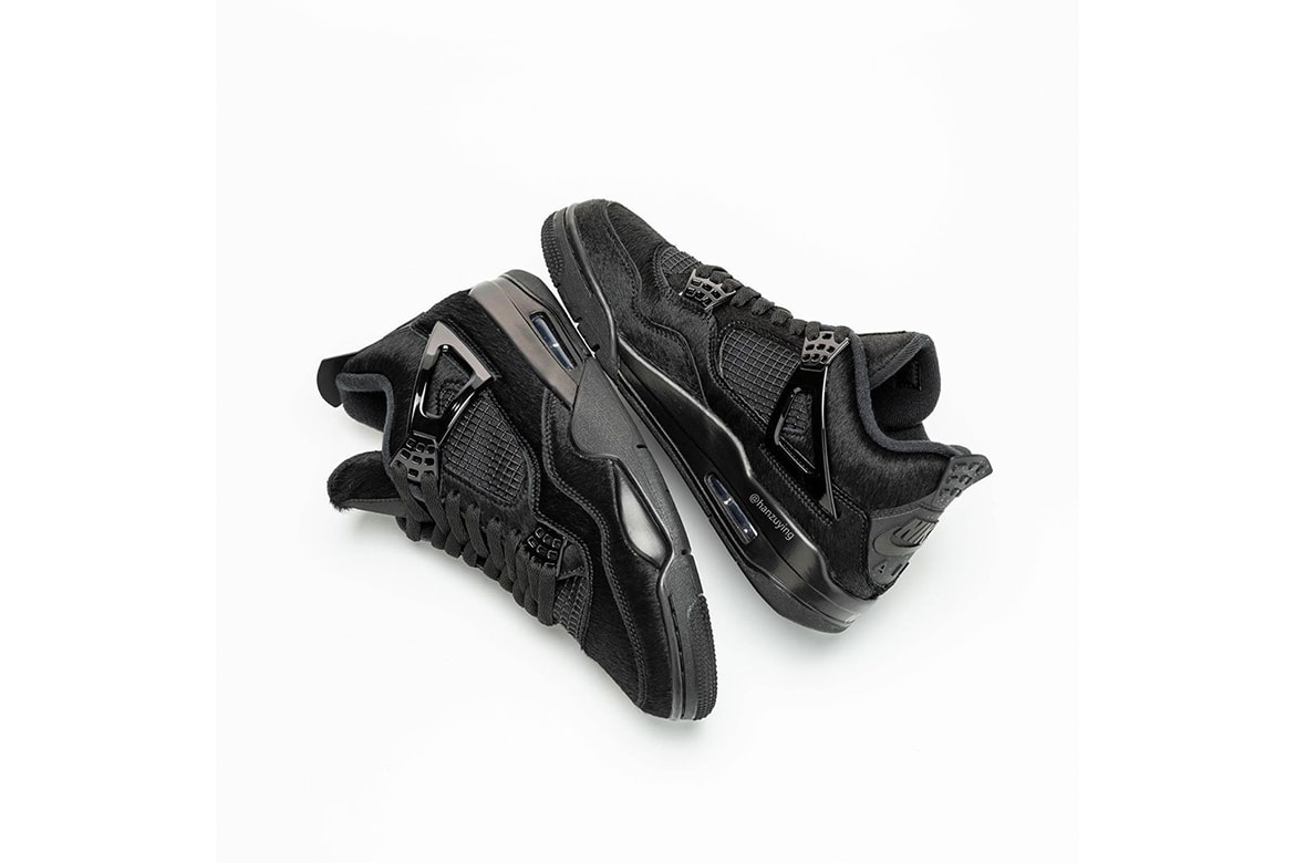 豪奢黑魂 − 率先預覽 Air Jordan 4 全新牛毛皮面料「Black Cat」鞋款