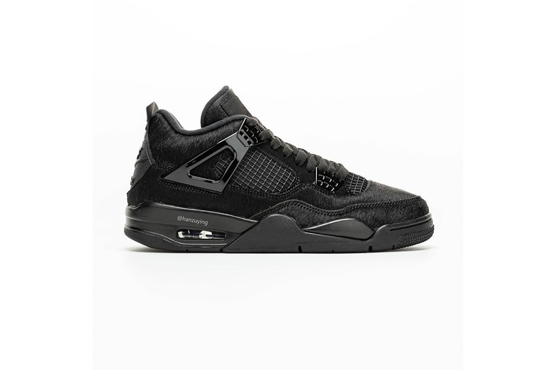豪奢黑魂 − 率先預覽 Air Jordan 4 全新牛毛皮面料「Black Cat」鞋款