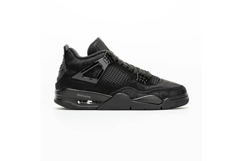 豪奢黑魂 − 率先預覽 Air Jordan 4 全新牛毛皮面料「Black Cat」鞋款