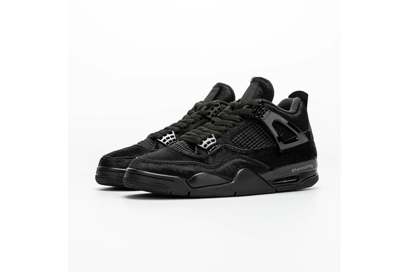 豪奢黑魂 − 率先預覽 Air Jordan 4 全新牛毛皮面料「Black Cat」鞋款