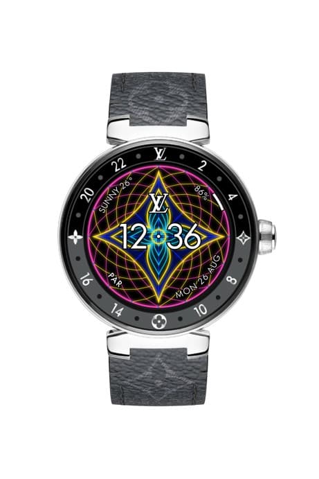 Louis Vuitton Tambour Horizon 智能腕錶迎來全新霓虹數字介面