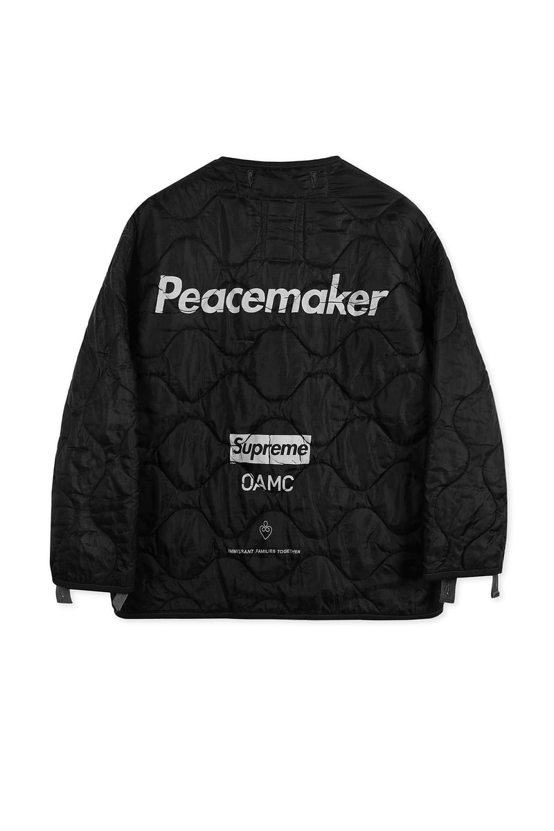 突發驚喜－Supreme x OAMC 推出慈善聯乘單品
