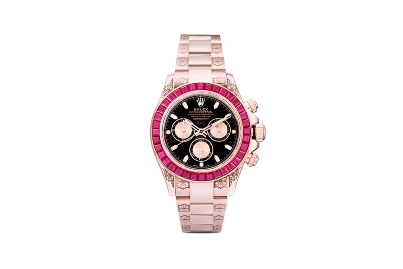 MAD Paris 打造 Rolex Daytona 紅寶石訂製腕錶