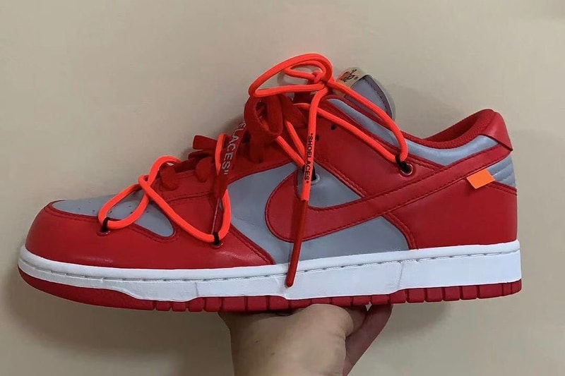 Off-White™ x Nike Dunk Low 最新配色「University Red」曝光