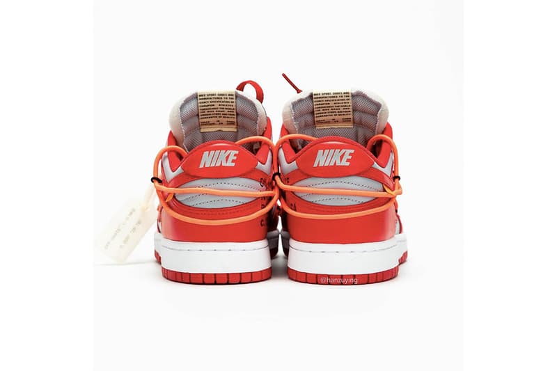 率先預覽 Off-White™ x Nike Dunk Low 最新聯乘配色「University Red」