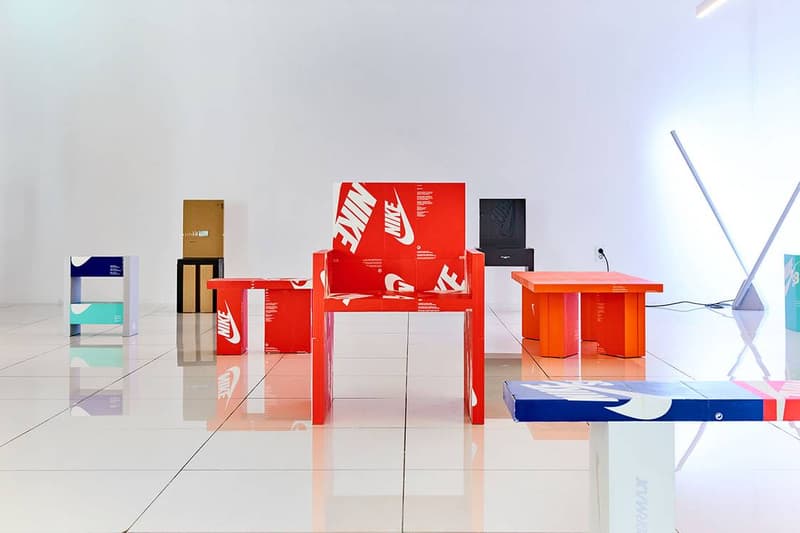 Nike 鞋盒化作傢俱!知名藝術家 Gyu Han Lee《ON MY SEAT》藝展現正開催