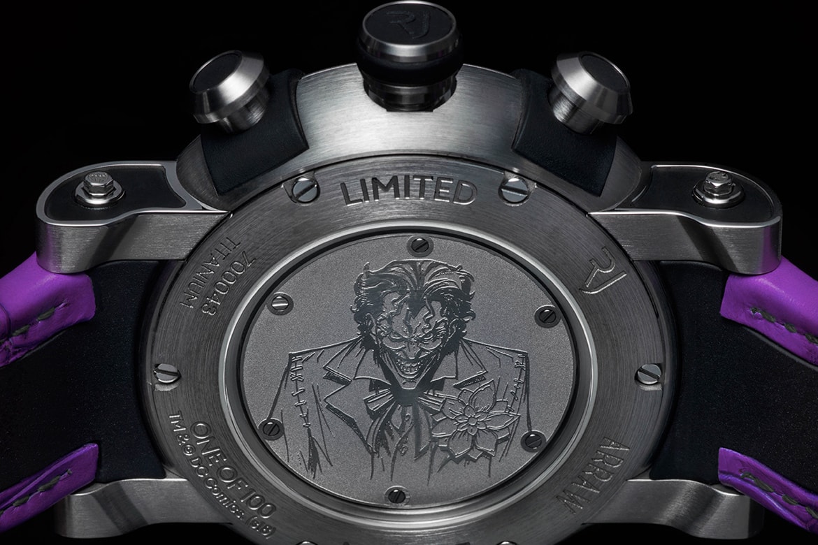瑞士錶廠 RJ  攜手 Warner Bros. 推出 Batman 80 週年紀念腕錶