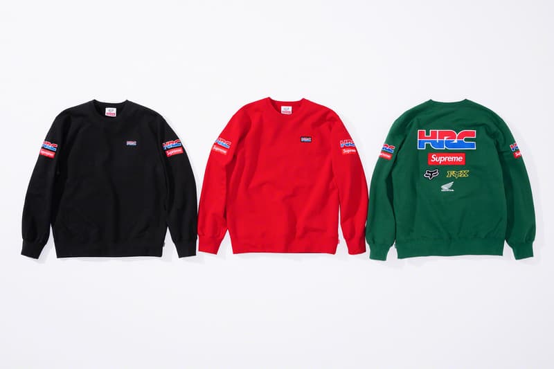 Supreme x Honda x Fox Racing 2019 秋冬聯乘系列正式發佈