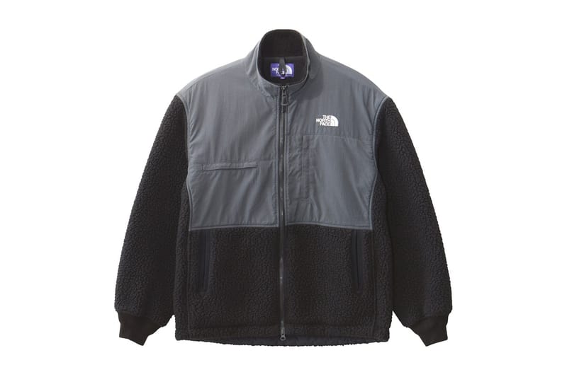 the north face purple label field denali coat
