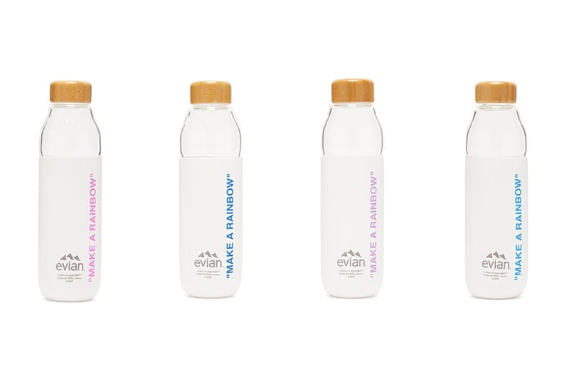 全新配色 Virgil Abloh x Evian 別注 Soma 玻璃水瓶正式上架
