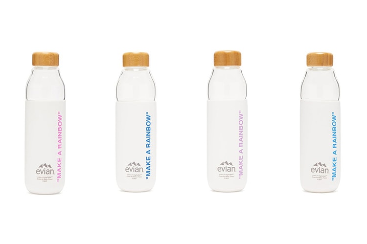 全新配色 Virgil Abloh x Evian 別注 Soma 玻璃水瓶正式上架