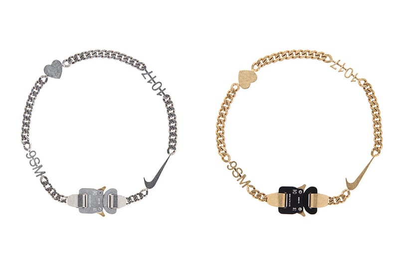 1017 ALYX 9SM 人氣飾品 Swoosh Hero Chain 上架發售
