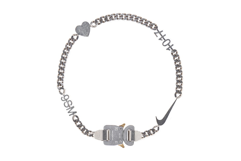 1017 ALYX 9SM 人氣飾品 Swoosh Hero Chain 上架發售
