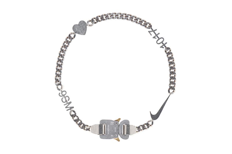 1017 ALYX 9SM 人氣飾品 Swoosh Hero Chain 上架發售