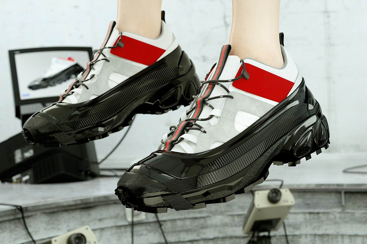 時尚與電子裝置藝術糅合 “METAMORPHOISIS” BURBERRY ARTHUR Sneakers
