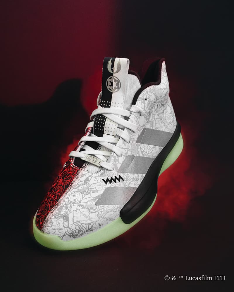 adidas Basketball 攜手《Star Wars》推出「Lightsaber」光劍主題聯乘鞋款