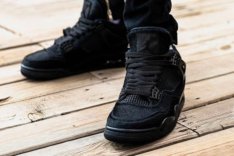 率先預覽 Air Jordan 4 全新黑魂配色「Black Cat」上腳圖輯