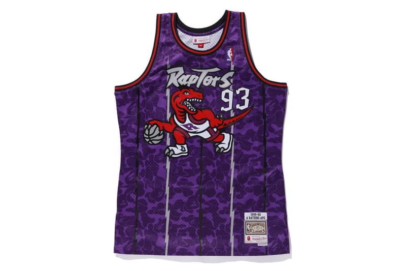 A BATHING APE® x Mitchell & Ness 全新聯乘 NBA 球衣系列發佈