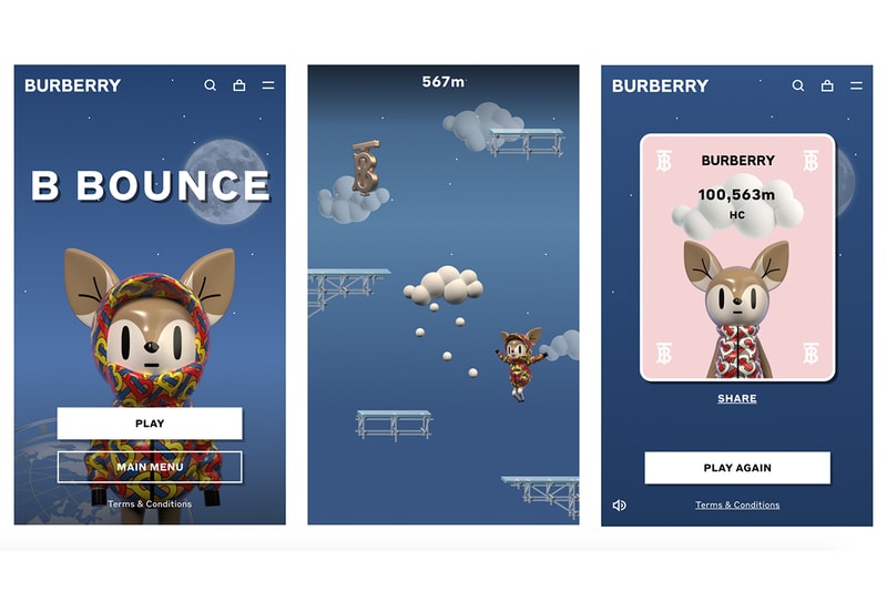 Burberry 推出首款線上小遊戲《B Bounce》