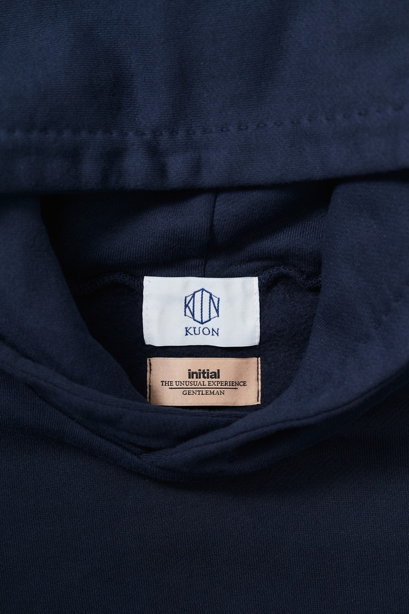 KUON x initial Gentleman 攜手別注古式拼布衛衣