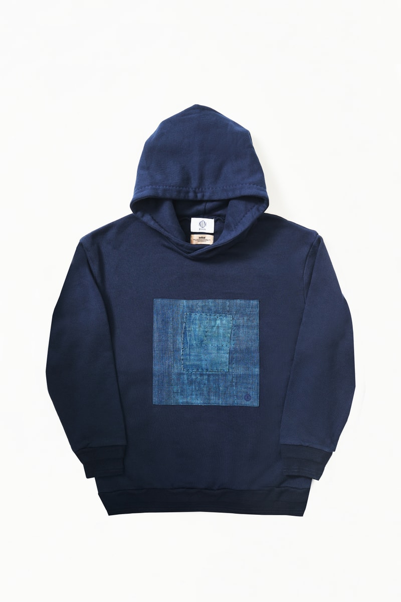 KUON x initial Gentleman 攜手別注古式拼布衛衣