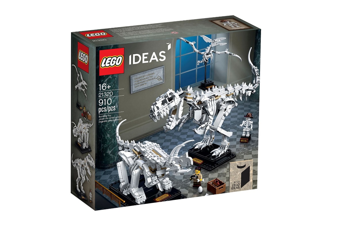 翻生侏羅館－LEGO 推出恐龍化石積木模型套裝