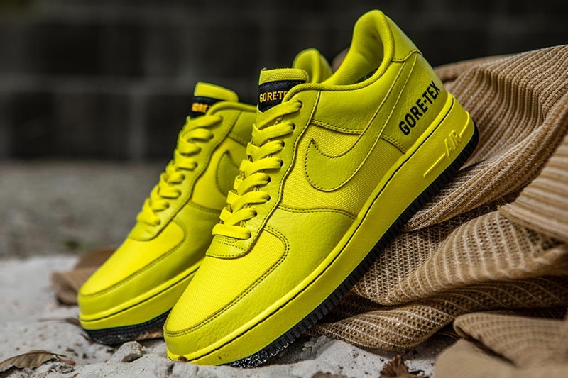 Nike 推出螢光黃色 Air Force 1 Low「GORE-TEX」