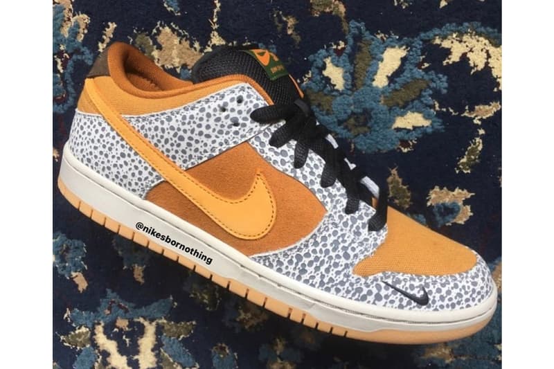 Nike Dunk Low SB 全新「Safari」配色曝光？！