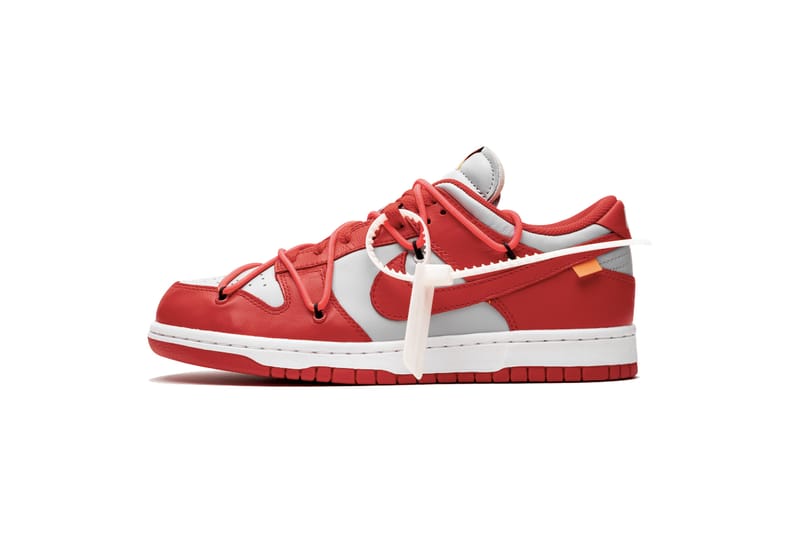 off white red dunk