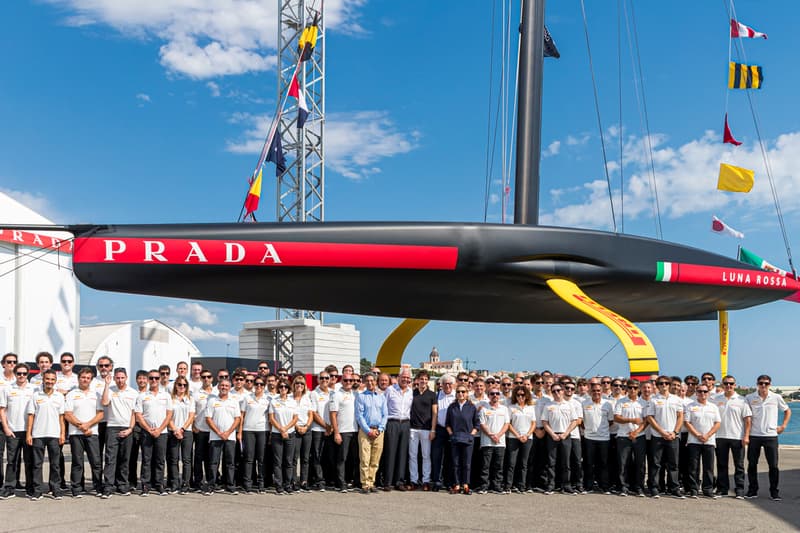 Prada 推出特製 Luna Rossa 單體帆船