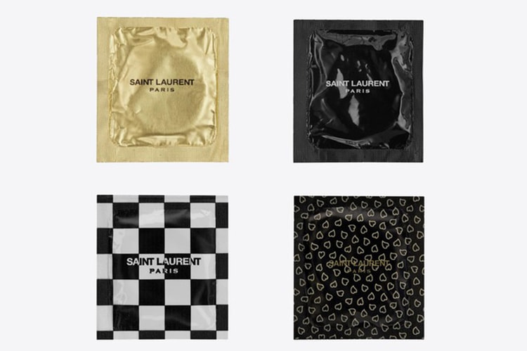 Saint Laurent 推出要價 €2 歐元之別注避孕套系列