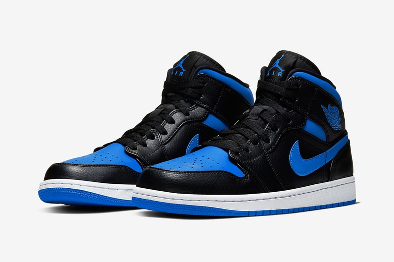 Air Jordan 1 Mid 最新配色「Royal」官方圖輯正式曝光