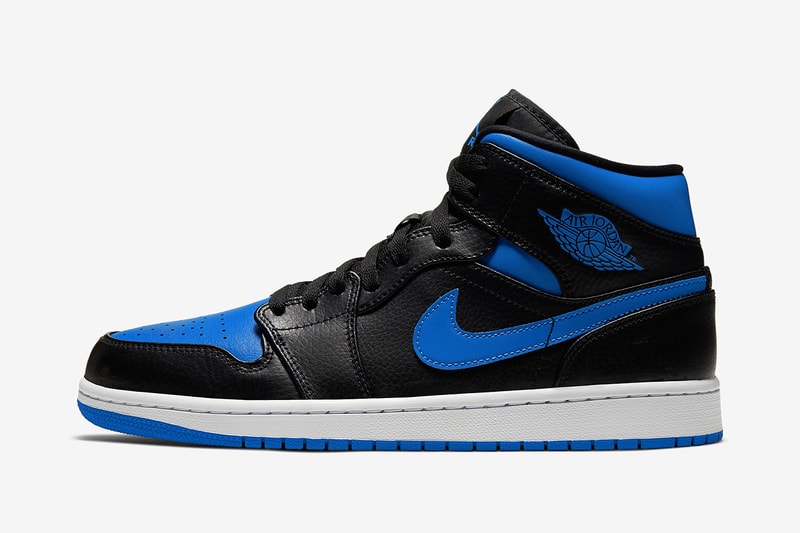 Air Jordan 1 Mid 最新配色「Royal」官方圖輯正式曝光