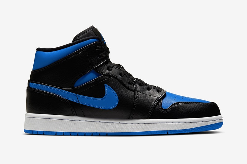 Air Jordan 1 Mid 最新配色「Royal」官方圖輯正式曝光