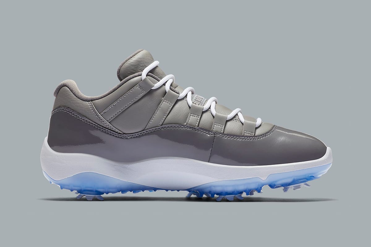 jordan cool grey 11 golf shoes
