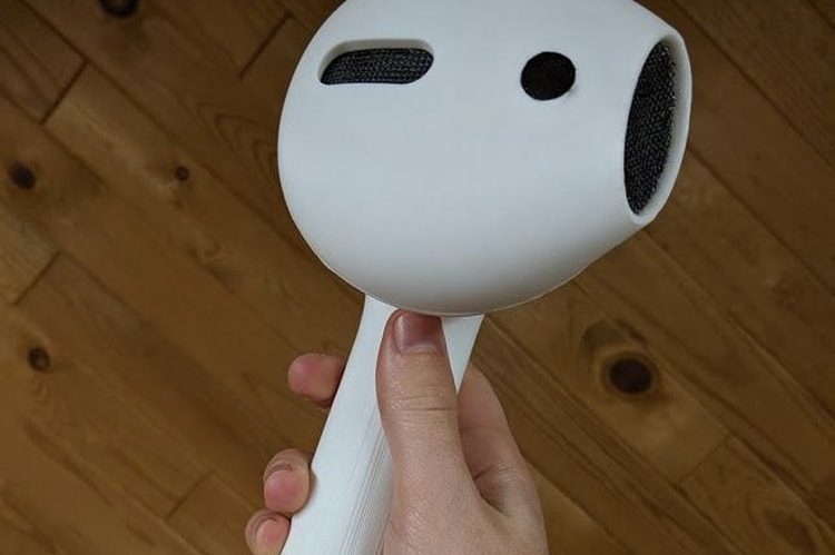 可連接藍芽使用!國外網民打造「超・巨大版本 AirPod」引起網絡熱議