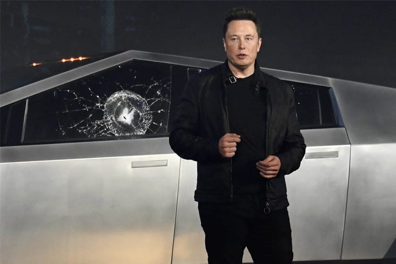 Tesla 全新車型 Cybertruck 發佈之後 − Elon Musk 身價瞬間蒸發 $7.7 億美金
