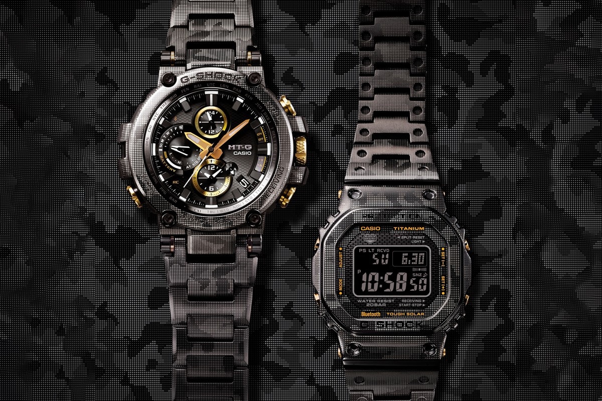 G-SHOCK 推出全新金屬雷射迷彩別注腕錶系列
