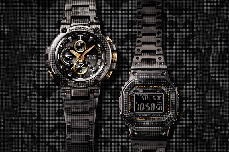 G-SHOCK 推出全新金屬雷射迷彩別注腕錶系列