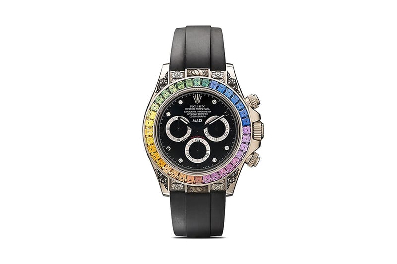 MAD Paris 打造全新 Rolex Daytona 彩虹藍寶石高級定製腕錶