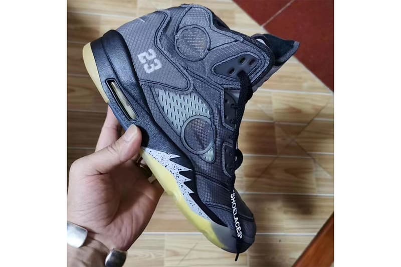 率先預覽 Off-White™ x Air Jordan 5 全新聯乘最新諜照