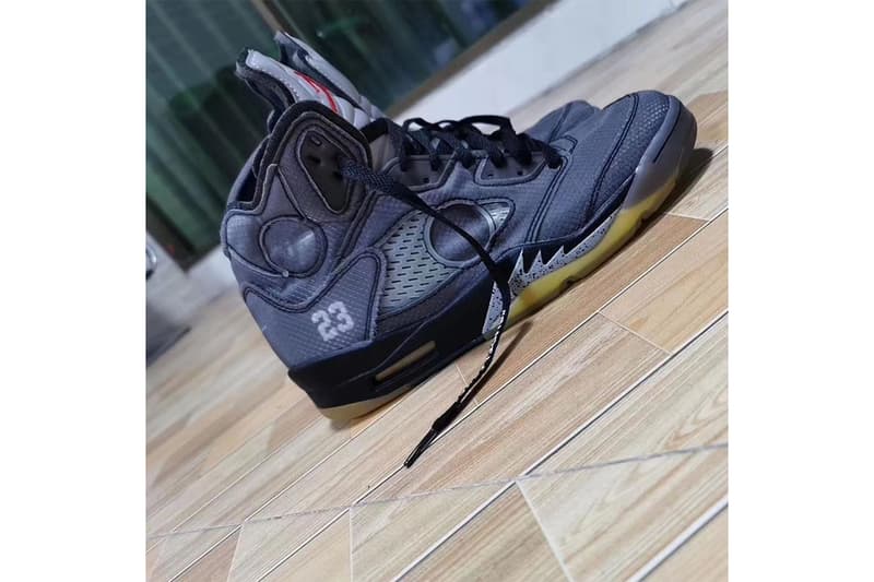 率先預覽 Off-White™ x Air Jordan 5 全新聯乘最新諜照