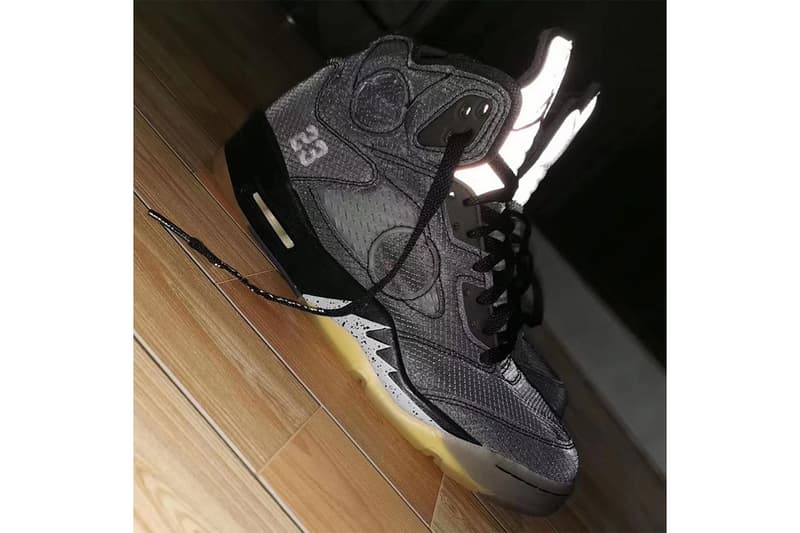 率先預覽 Off-White™ x Air Jordan 5 全新聯乘最新諜照