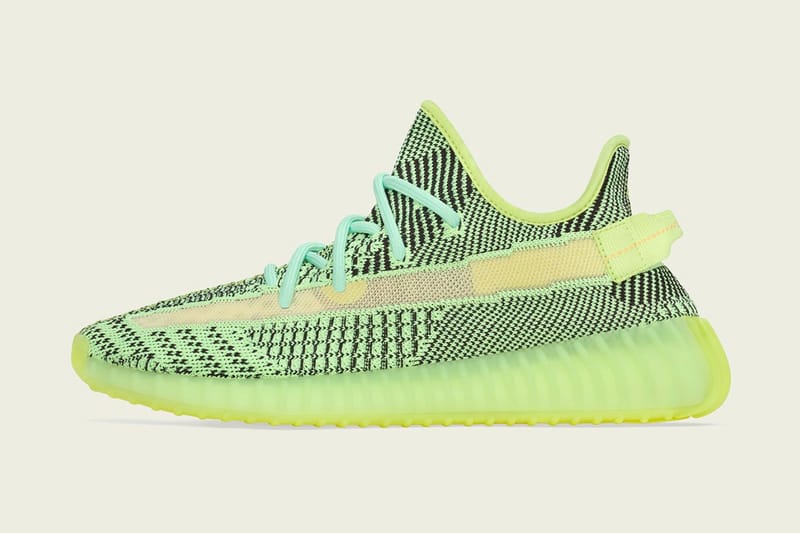 yeezy boost jaune fluo