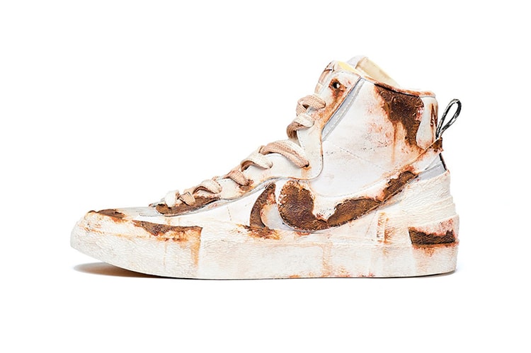 日本選品店 Principe Privé 打造「鐵鏽版本」sacai x Nike Blazer 高筒鞋款