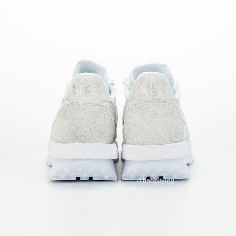 近賞 sacai x Nike LDWaffle 最新全白配色完整面貌